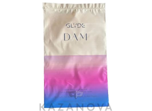 Латексная салфетка ароматизированная Glyde DAM 25х15см 1 шт.