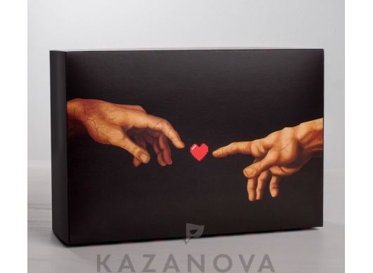 Подарочная коробка "Love" 1 шт. 16х23х7,5 см)