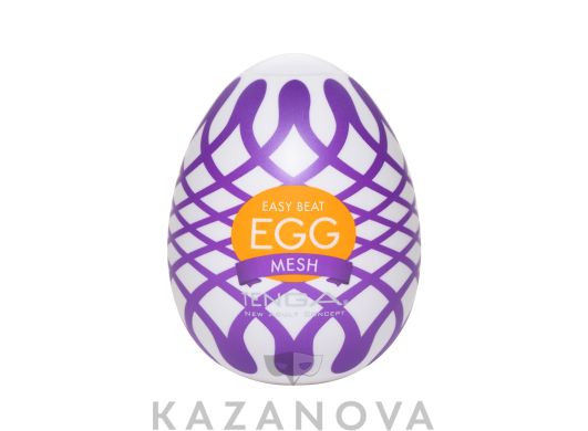 Мастурбатор с волнистой поверхностью EGG Mesh