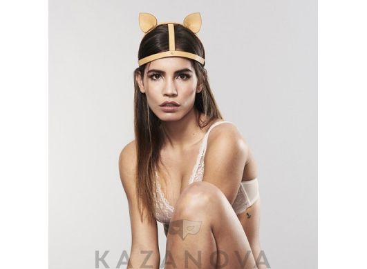 Ушки Bijoux Indiscrets Maze светло-коричневые