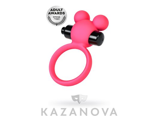 Виброкольцо A-toys силиконовое розовое